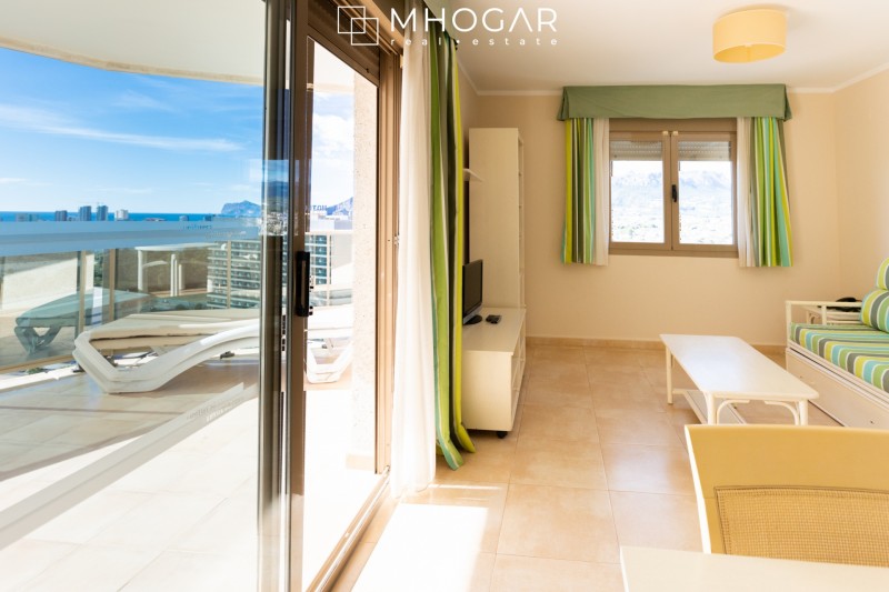 Calpe - Bonito apartamento en venta- 2 dormitorios, gran terraza y vistas al mar!